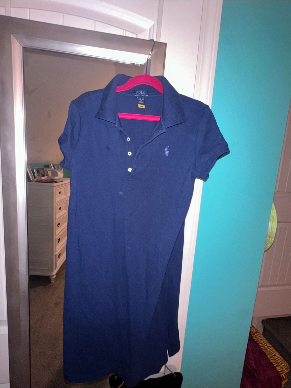 Ralph Lauren Navy Blue Polo Shirt Dress
